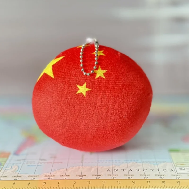 01-China-4inch-3 Chinaball, China Countryball Plushie, 4 inch