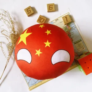 Chinaball, China Countryball Plushie, 8 inch