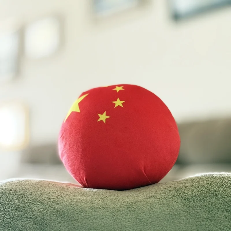 Chinaball, China Countryball Plushie, 8 inch