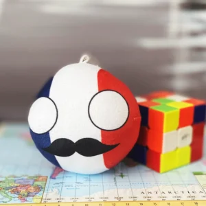Franceball, France Countryball Plushie, 4 inch