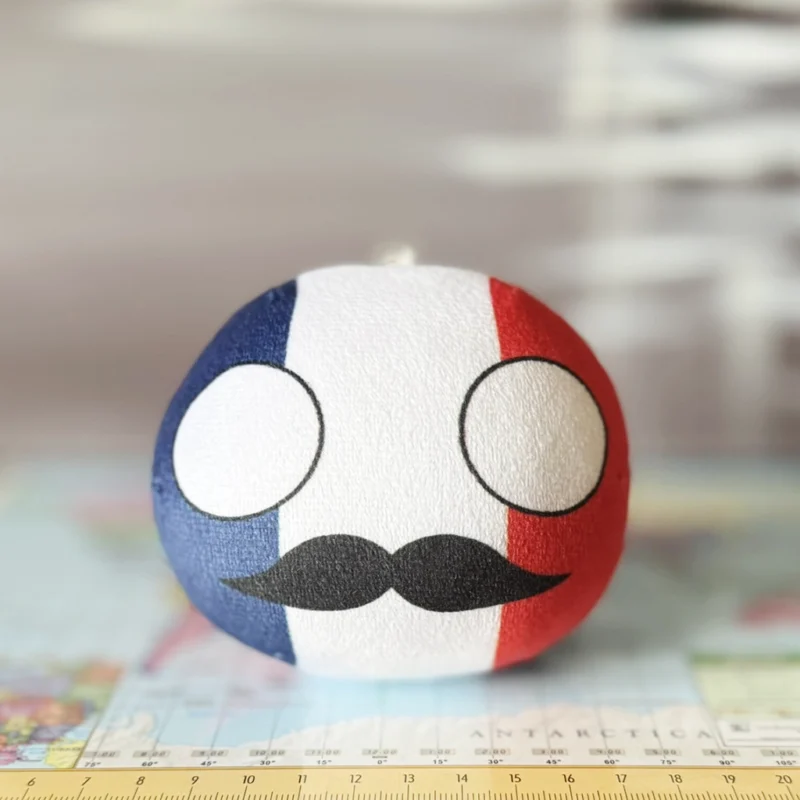 Franceball, France Countryball Plushie, 4 inch