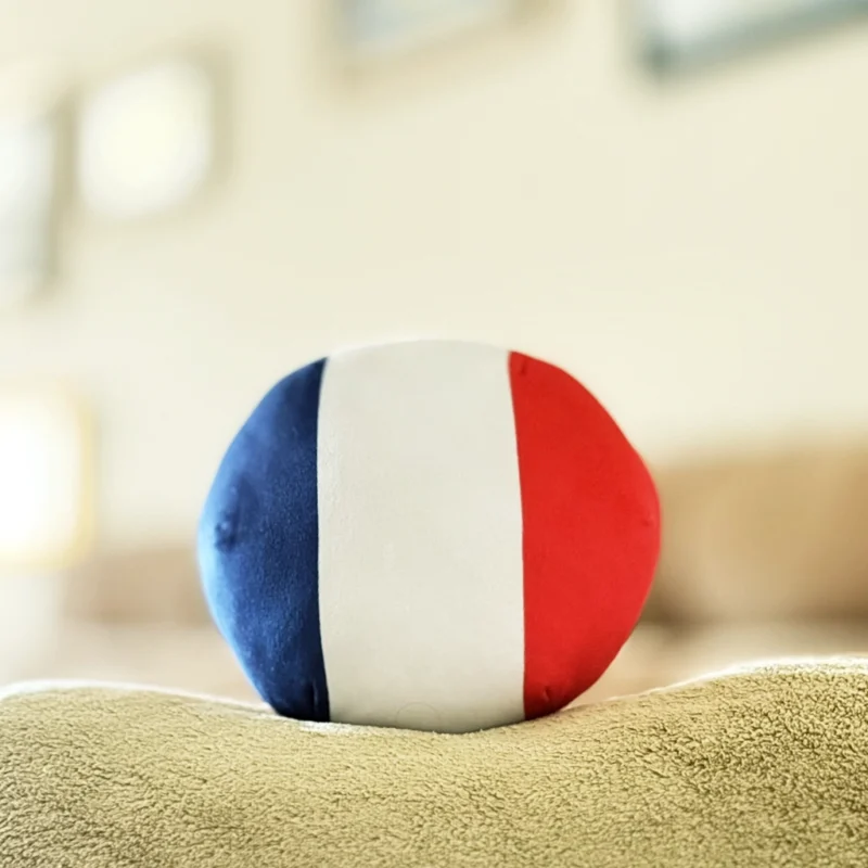 01-France-8inch-3 Franceball, France Countryball Plushie, 8 inch