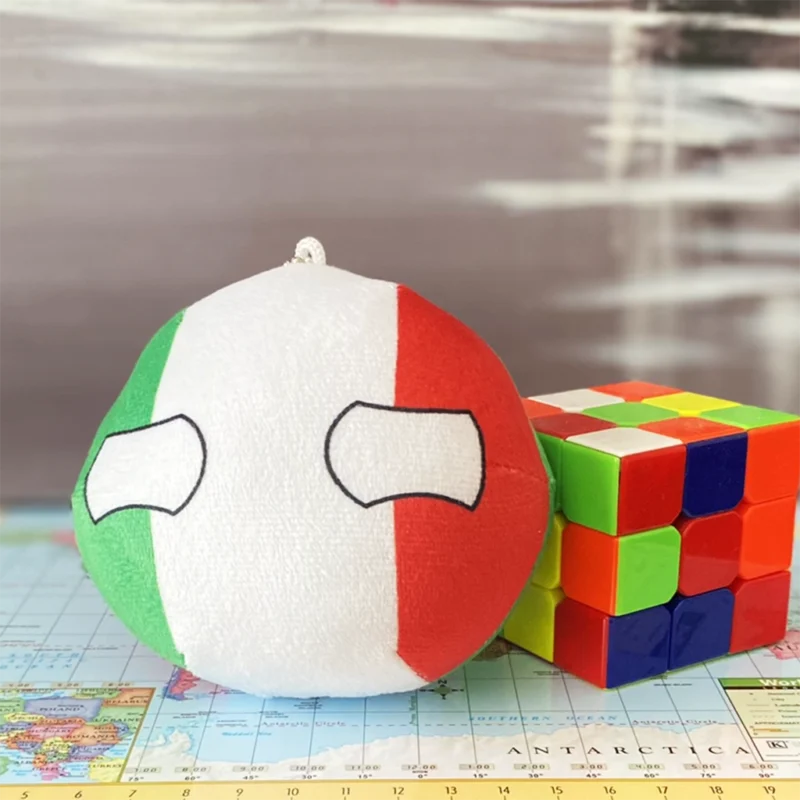 01-Italy-4inch-1 Italyball, Italy Countryball Plushie, 4 inch