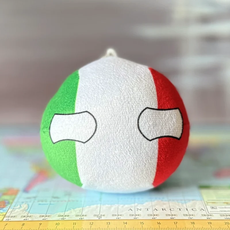 01-Italy-4inch-2 Italyball, Italy Countryball Plushie, 4 inch