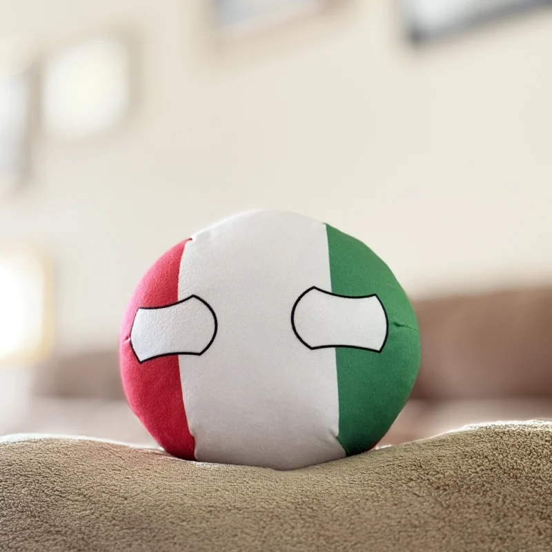 Italyball, Italy Countryball Plushie, 8 inch