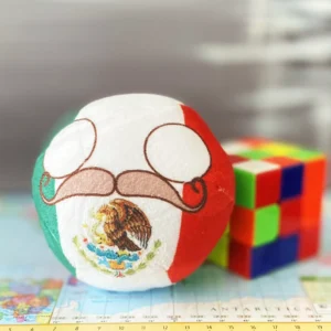 Mexicoball, Mexico Countryball Plushie, 4 inch