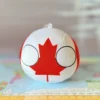 02-Canada-4inch-2 Canadaball, Canada Countryball Plushie, 4 inch