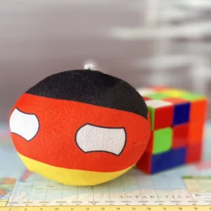 Germanyball, Germany Countryball Plushie, 4 inch