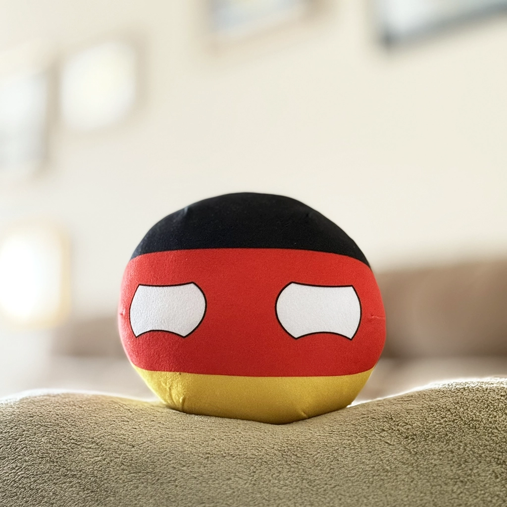 02-Germany-8inch-2 Argentinaball, Argentina Countryball Plushie, 8 inch