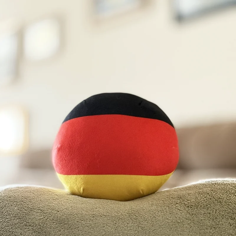 Germanyball, Germany Countryball Plushie, 8 inch