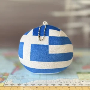 Greeceball, Greece Countryball Plushie, 4 inch