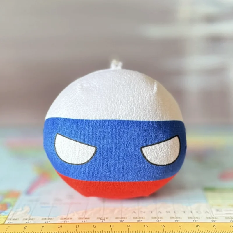 Russiaball, Russia Countryball Plushie, 4 inch