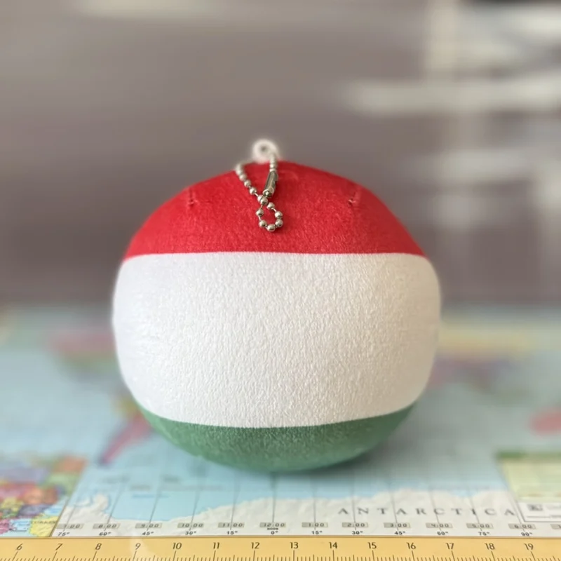 03-Hungary-4inch-3 Hungaryball, Hungary Countryball Plushie, 4 inch