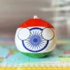 03-India-4inch-2 Indiaball, India Countryball Plushie, 4 inch
