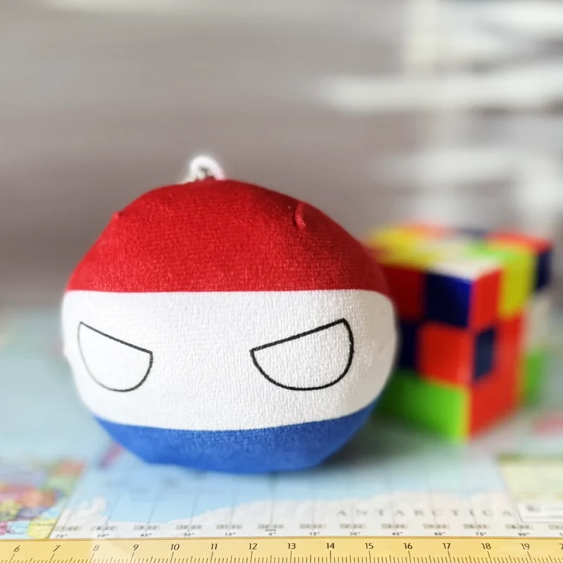03-Netherlands-4inch-1 Netherlandsball, Netherlands Countryball Plushie, 4 inch