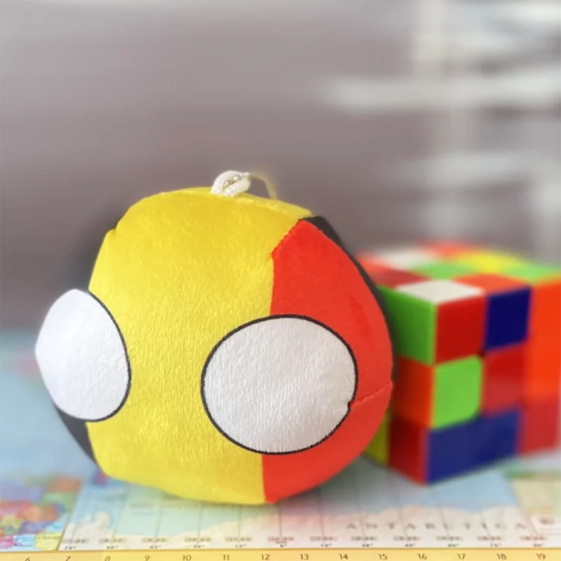 Belgiumball, Belgium Countryball Plushie, 4 inch