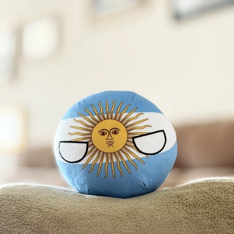 Argentinaball, Argentina Countryball Plushie, 8 inch