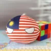 05-Malasia-4inch-1 Malaysia Countryball Plushie