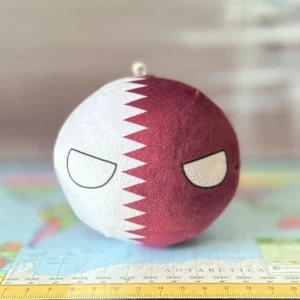 Qatarball, Qatar Countryball Plushie, 4 inch