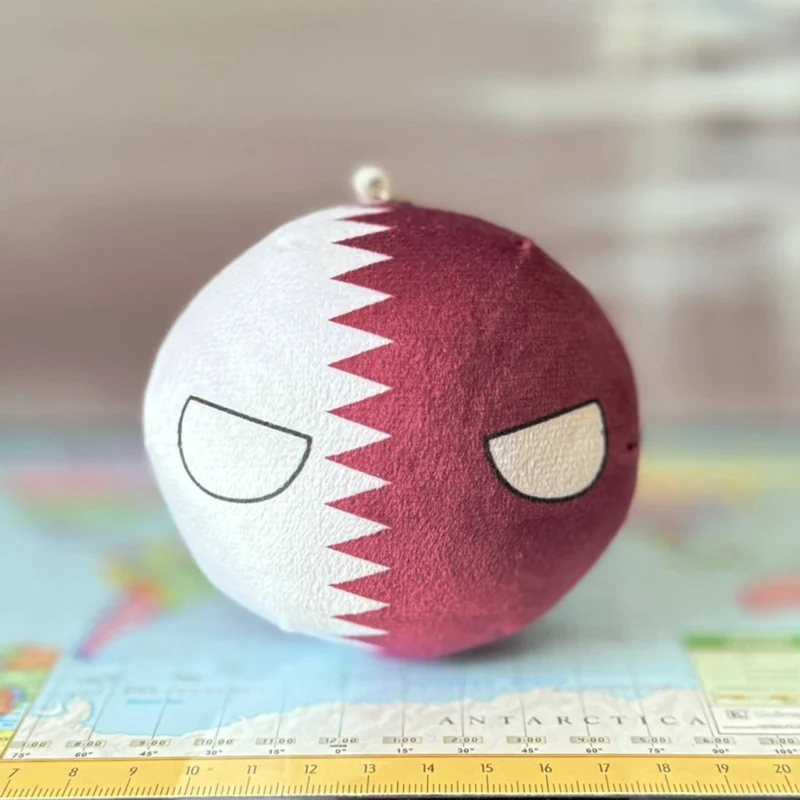 Qatarball, Qatar Countryball Plushie, 4 inch