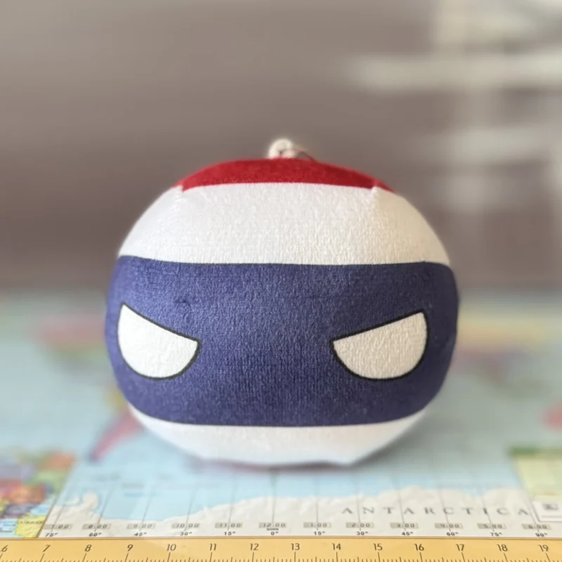 Thailandball, Thailand Countryball Plushie, 4 inch