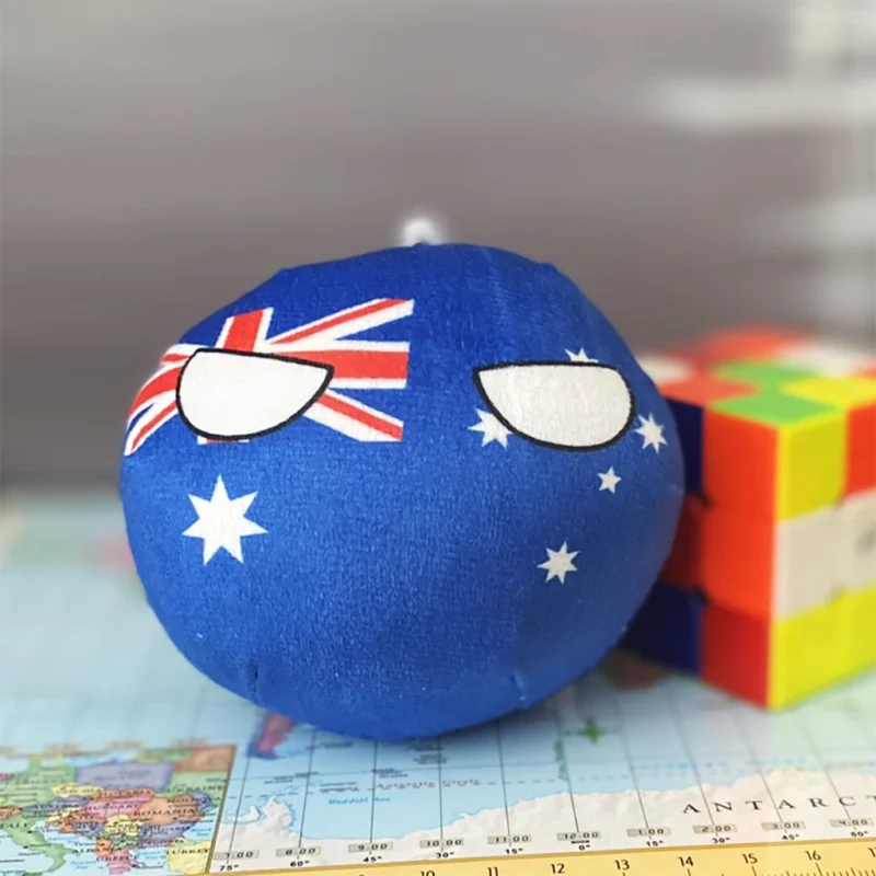 4 inch Australia Countryball Plushie by CBC Toys