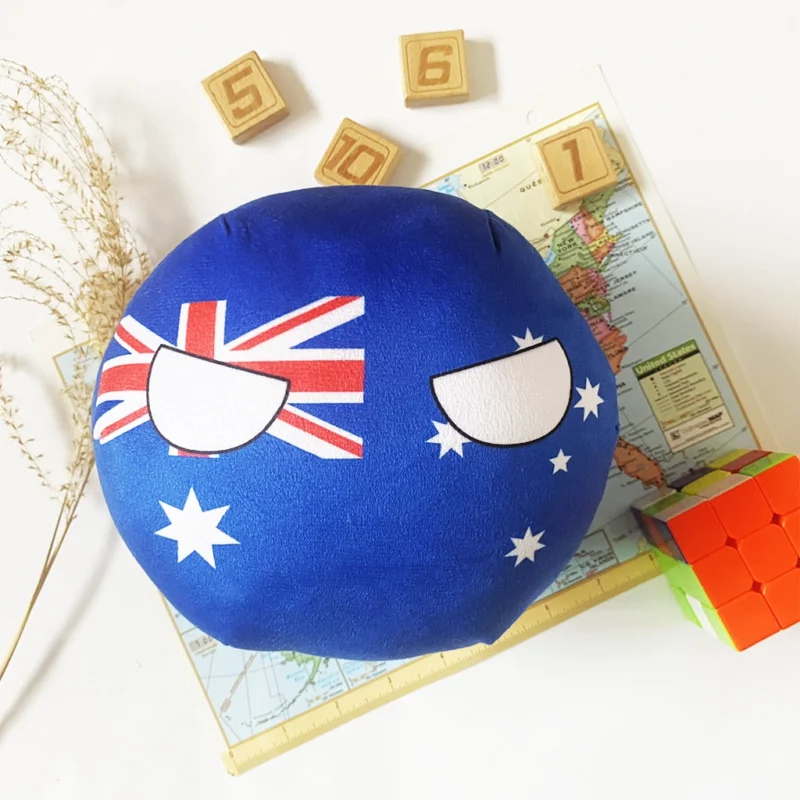 Australiaball, Australia Countryball Plushie, 8 inch