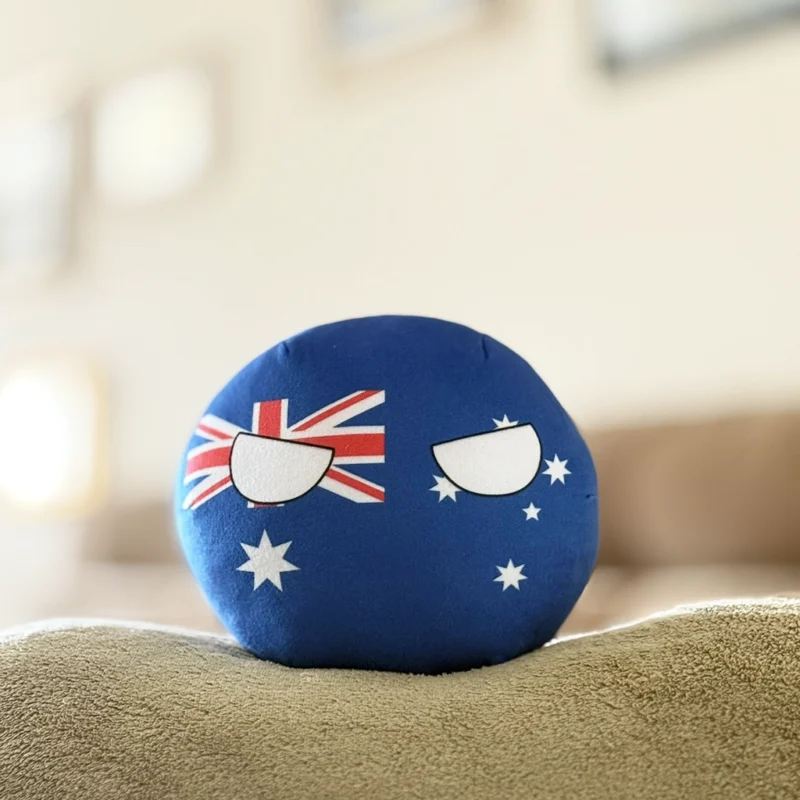 Australiaball, Australia Countryball Plushie, 8 inch