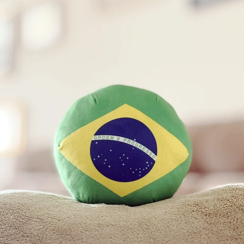 Brazilball, Brazil Countryball Plushie, 8 inch