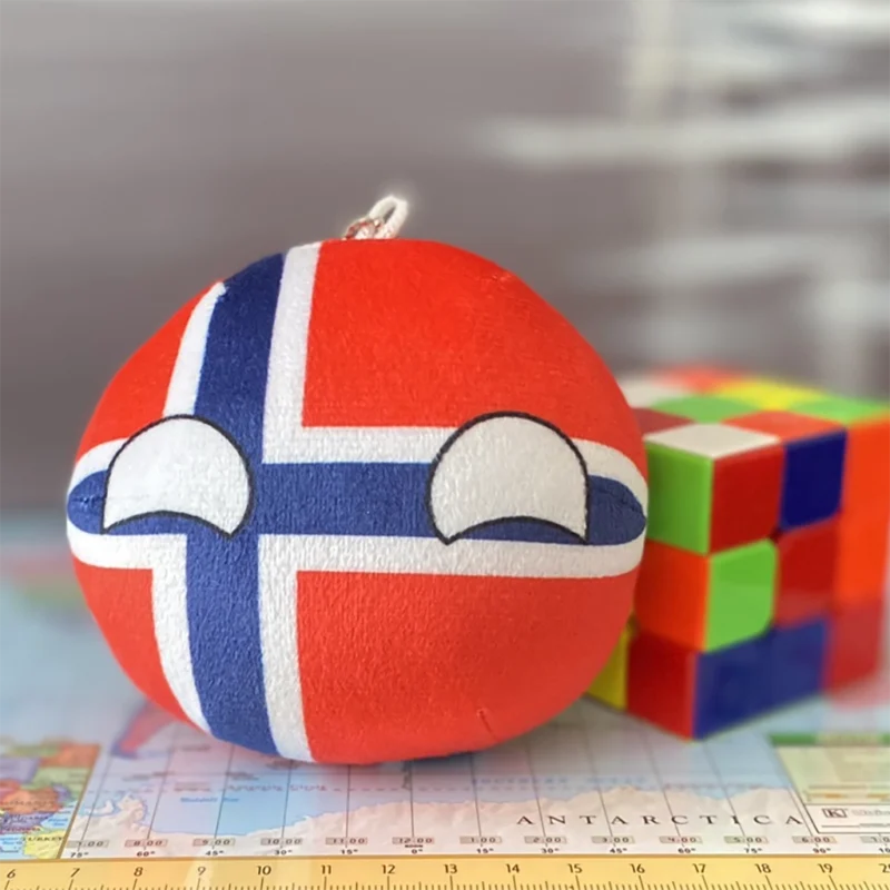 Norwayball, Norway Countryball Plushie, 4 inch