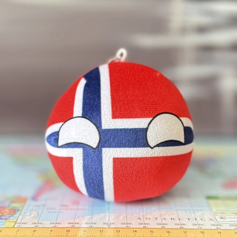 Norwayball, Norway Countryball Plushie, 4 inch