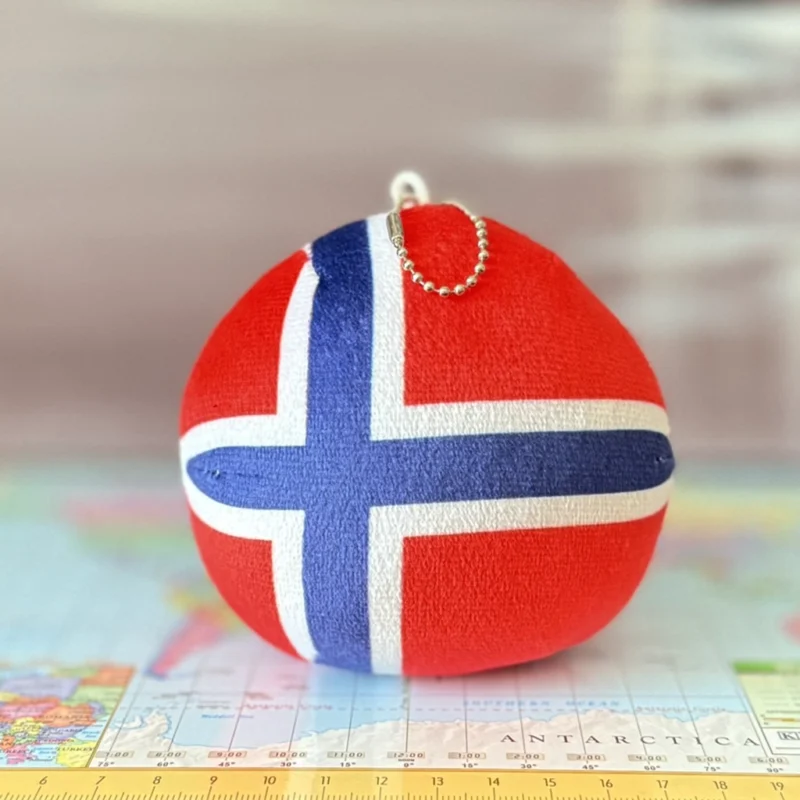 Norwayball, Norway Countryball Plushie, 4 inch