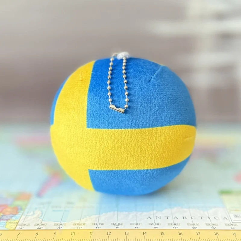 Swedenball, Sweden Countryball Plushie, 4 inch
