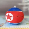 07-North_Korea-4inch-2 North Koreaball, North Korea Countryball Plushie, 4 inch