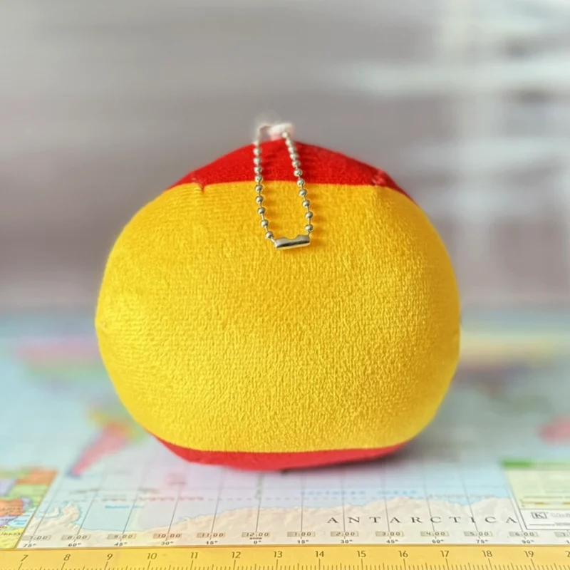Spainball, Spain Countryball Plushie, 4 inch