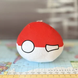 Indonesiaball, Indonesia Countryball Plushie, 4 inch