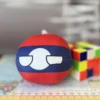 08-Laos-4inch-1 Laosball, Laos Countryball Plushie, 4 inch