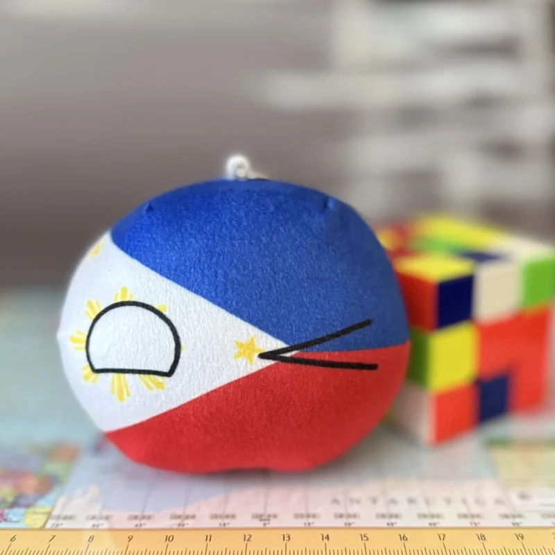 Philippinesball, Philippines Countryball Plushie, 4 inch
