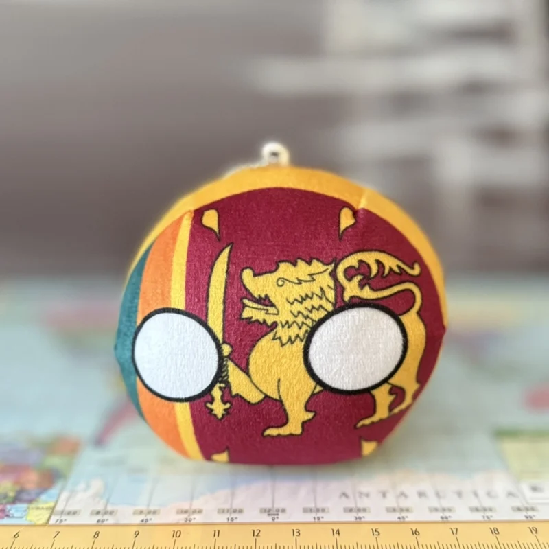 Sri Lankaball, Sri Lanka Countryball Plushie, 4 inch