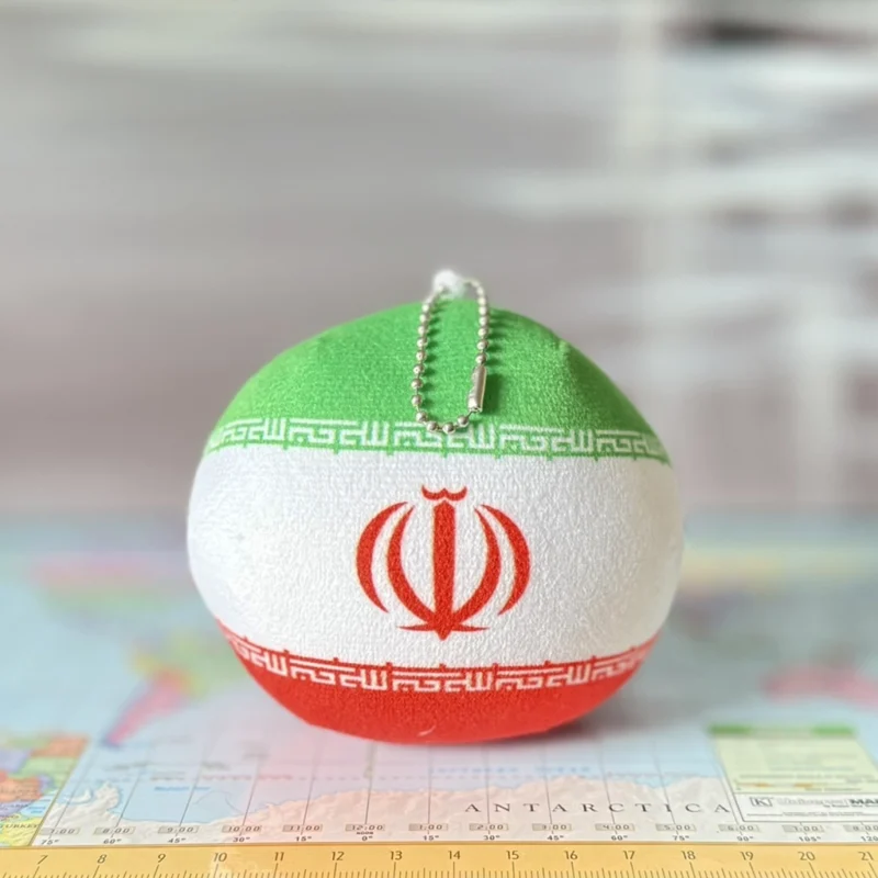 09-Iran-4inch-3 Iranball, Iran Countryball Plushie, 4 inch