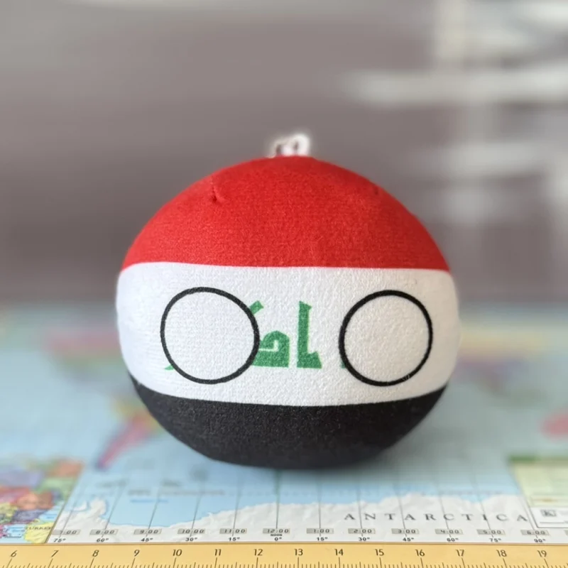 Iraqball, Iraq Countryball Plushie, 4 inch