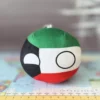 09-Kuwait-4inch-2 Kuwaitball, Kuwait Countryball Plushie, 4 inch