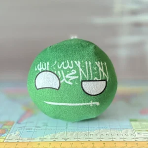 Saudi Arabiaball, Saudi Arabia Countryball Plushie, 4 inch