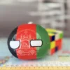 10-Afghanistan-4inch-1 Afghanistanball, Afghanistan Countryball Plushie, 4 inch