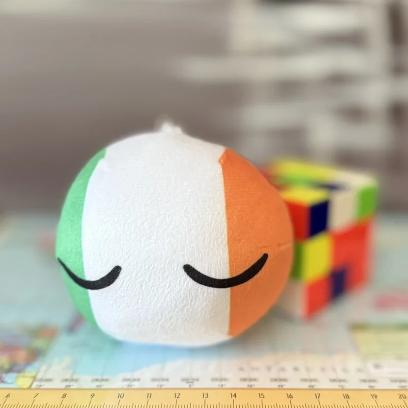 Irelandball, Ireland Countryball Plushie, 4 inch