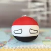 10-Yemen-4inch-2 Yemenball, Yemen Countryball Plushie, 4 inch