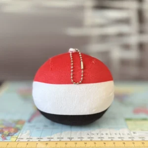 Yemenball, Yemen Countryball Plushie, 4 inch