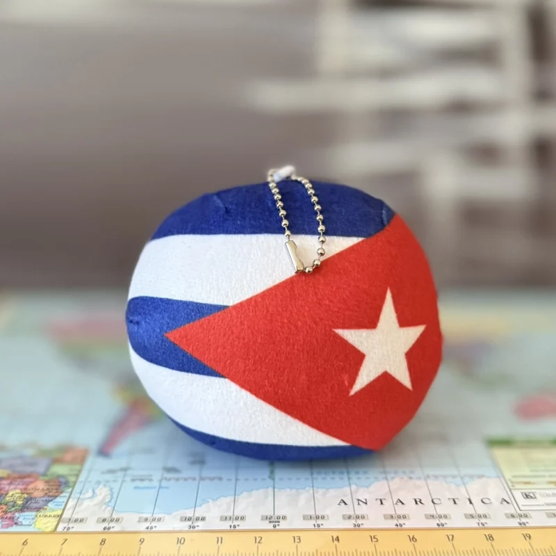 Cubaball, Cuba Countryball Plushie, 4 inch