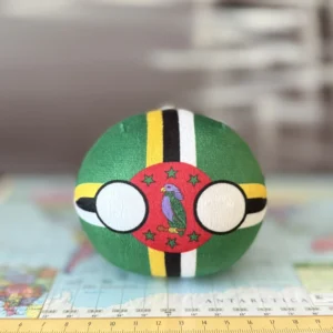 Dominicaball, Dominica Countryball Plushie, 4 inch