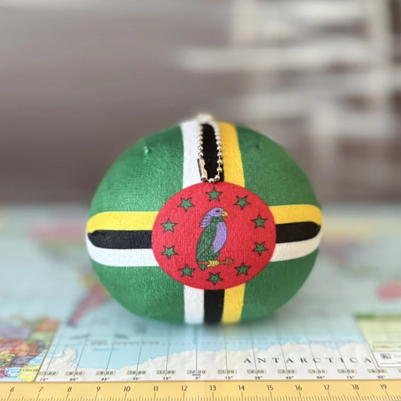 Dominicaball, Dominica Countryball Plushie, 4 inch